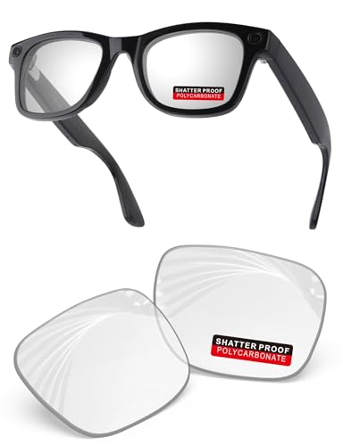 Image of PRO+ Polycarbonate Replacement Lenses Compatible with Ray-Ban Meta Wayfarer RW4006 & Gen 2 RW4012 50mm Sunglasses