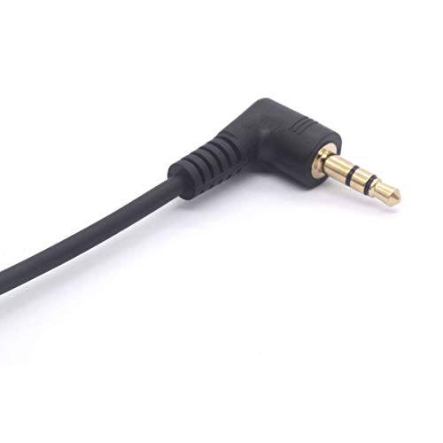 Cable de audio en espiral con conector 3.5mm en ángulo miniatura 2