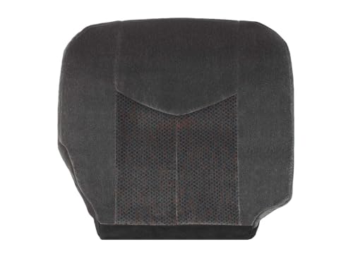 Auto Champ Of Texas: Passenger-Side Bottom Cloth Seat Cover Compatible with 2003-2007 Chevy Silverado 1500, 2500, 3500 LS, LT - Dark Gray