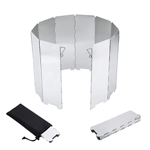 10 Placas Parabrisas de Estufa,Parabrisas Aluminio Plegable Aleación,Pantalla de Viento Cortavientos al Aire Libre para Acampar Picnic BBQ Camping Cocina
