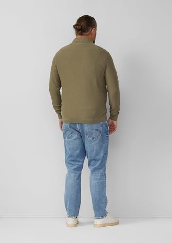 Pull avec col Polo Homme s.Oliver 2179492 en maille confortable - 7