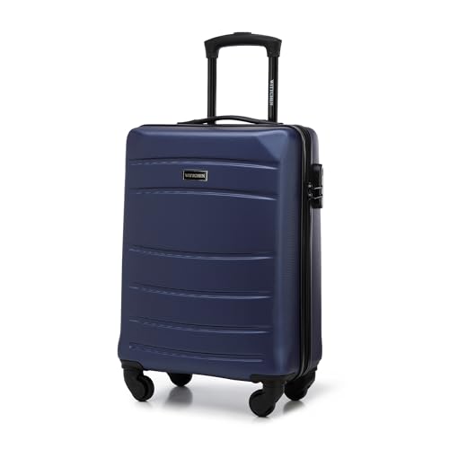 WITTCHEN Valigia da Cabina Trolley Bagaglio a Mano Valigia a rotelle piccola guscio duro in ABS 4...