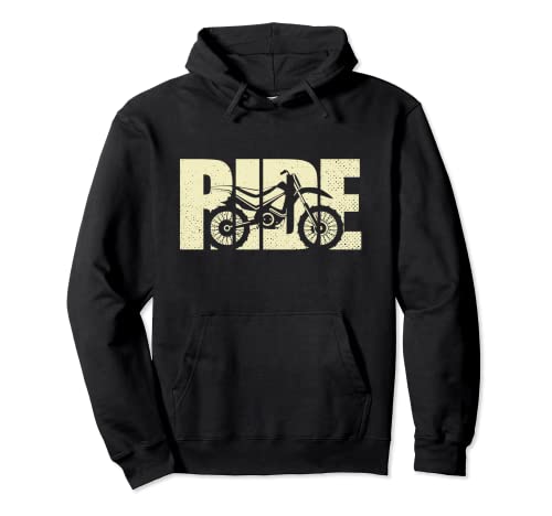 Dirt Bike Motocross Motocicleta Para Hombres Mujeres Niños Sudadera con Capucha