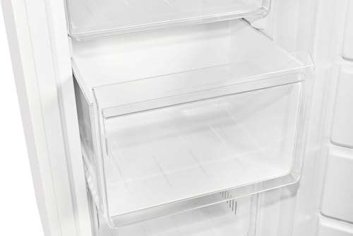 Miniatura 10 de Exquisit Congelador Vertical, 161l, Clase C, Color Blanco, 1 Puerta, Tecnologia No-Frost, Alarma Acústica De Puerta Abierta, Puerta Reversible, Consumo 132 Kwh Año, Medidas 143x54x61,5 Cm.