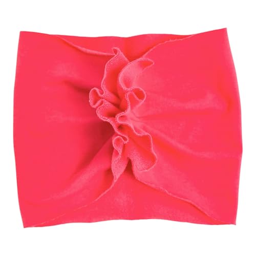 Diadema de algodón suave con volante, multicolor, regalo, recién nacido, 0-3 años (coral, 1-3 años)