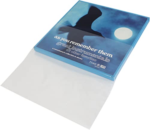 25 DOUBLE OVERSIZE Plastic Outersleeves for 12" Vinyl Records - Fits Box Sets up to 1 1/4" Thick! #12SE03DO - High Clarity Plastic - Protect Against Dust! 3 Mil Thick. (Albums / Outer Sleeves / Covers)