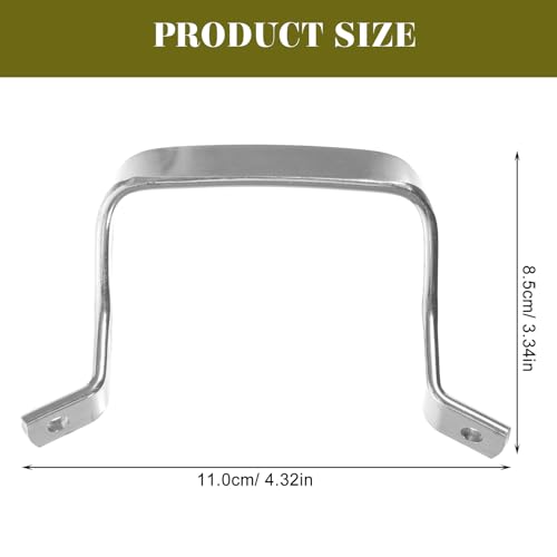 PRETYZOOM Juego de Reemplazo para Manijas de Olla con 2 Manijas Laterales y 1 Pomo para Tapa Compatible con Olla a Presión, Olla Stockpot, Vaporera y Lechera 4.52X2.75X0.47 pulgadas Ligero miniatura 4