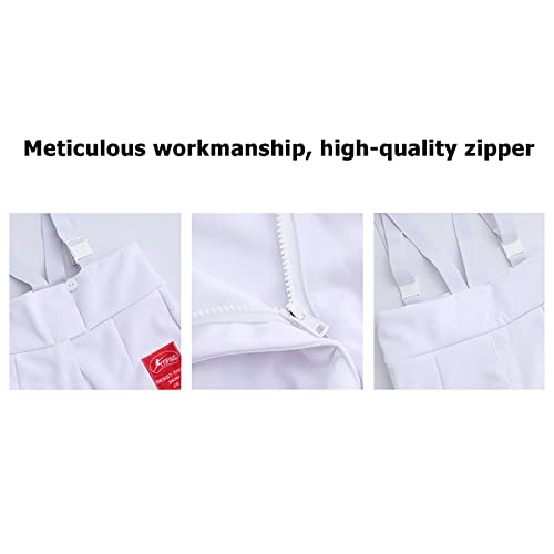 Adult Children's Fencing Pants, Ce Certified 350N Fencing Equipment Protective Clothing, Foil/Epee/Sabre Fencing Suit - White #TOP4