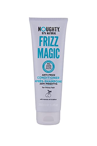 Noughty Frizz Magic Conditioner, Anti-Frizz/Feuchtigkeitspflege-Formel für krauses, lockiges und gewelltes Haar, 97% natürliches, sulfatfreie, vegane Haarpflege für glatte Kontrolle und Glanz (250 ml) Cover