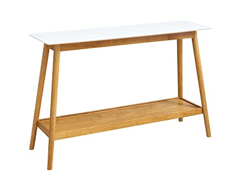 Convenience Concepts Oslo - Mesa consola, color blanco