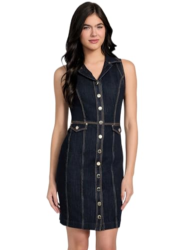 Robe Eco Destiny GUESS femme robe de marque écoresponsable moulante mi-longue