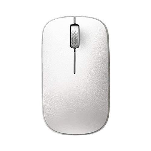 Azio Retro Classic Bluetooth Mouse (Maple) - Wireless, Genuine Leather Topped with Pixart Precision Tracker by Azio - Used condition - US$56.79
