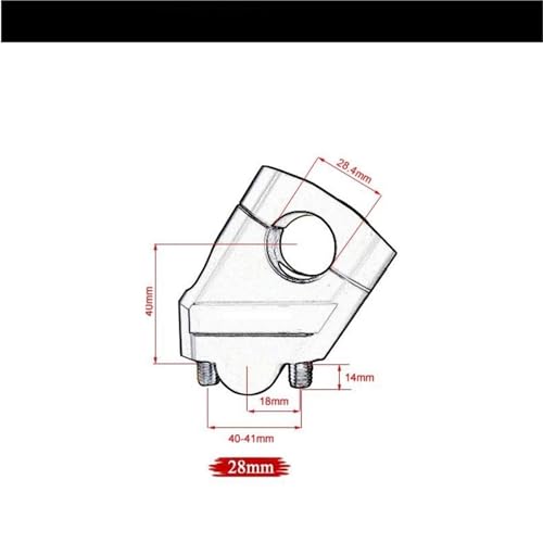 Elevadores de manillar para Benelli TRK502 plata 2020-2021 con abrazaderas 2