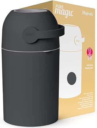 Pure Magic Diaper Pail Majestic with Patented Odor-Stop System