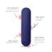 plusOne Bullet Vibrator for Women, Mini Vibrator Made of Body-Safe Silicone, Fully Waterproof, USB Rechargeable, Sex Toy Personal Massager with 10 Vibration Settings, Purple