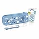 Chicco Baby Zahnbürste und Zahnpasta Set, mit praktischem Case, Set enthält Apfel-Bananen-Zahnpasta und Zahnbürste, für erste Milchzähne, Reiseset, 6-36 Monate, hellblau