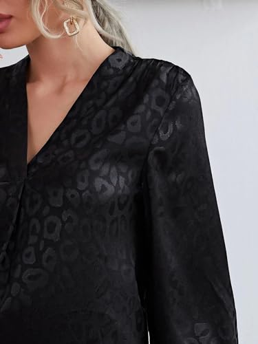 Image of KOTTY Womens Satin Full Sleeves Solid Regular Fit Top