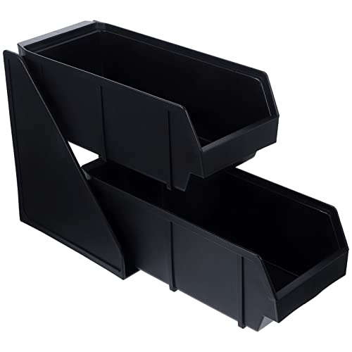 STOBAZA Bar Storage Rack Coffee Tea Bag Organizer Office Coffee Station Plastic Coffee Straws Organizer Tea Storage Organizer Coffee Bar Accessory Coffee Bar Straws Holder Coffee Organizer