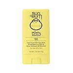 Sun Bum Kids SPF 50 Clear Face Stick Sunscreen - Wet or Dry Skin Application Broad Spectrum Sunscreen with Vitamin E - Hawaii Act 104 Compliant (Without Octinoxate & Oxybenzone) - Travel Size 0.53 oz