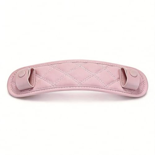 Image of GIVLEFLY Shoulder Strap Pad for Purse and Tote Bags, Soft Nylon Cushion Cover, Snap-On Protector for Flat Handbag & Crossbody Straps