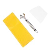 FUNNETOYU 4 piezas Tablas para Hacer Pasta de Seguro con Rodillo y Cuchilla de Acero Inoxidable Herramientas Prácticas para Formar Macarrones Cavatelli y Ñoquis Cocina