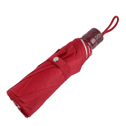 Image of 3-Fold Mono Silver Manual Opening 21.5inch Umbrella for Mens and Womens