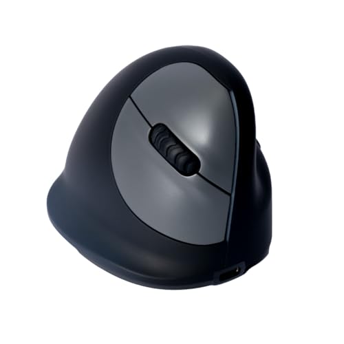 Ratón ergonómico inalámbrico vertical recargable de 5 botones para trabajar sin ruidos molestos 4