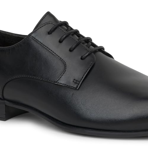 Image of HYLI Genuine Leather Formal Lace up Shoes for Men - Durable | Comfortable | Breathable | Odor Resistance | Flexible