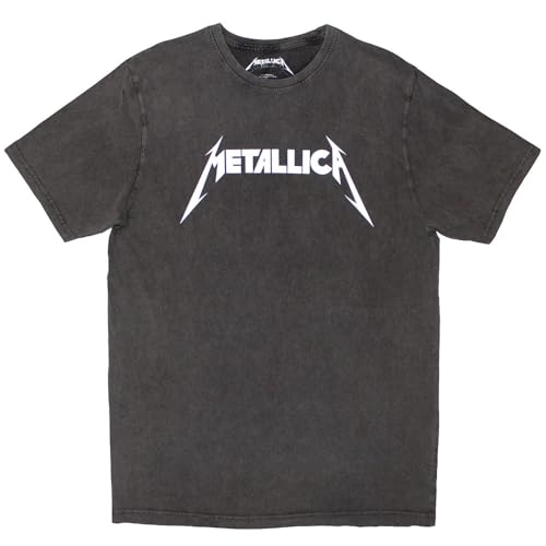 Metallica Band Logo Limited Edition 999 Only Premium Wash T Shirt Size S