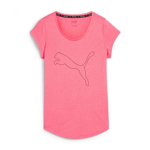 T-Shirt PUMA Performance Heather Cat Tee Mixte en maille respirante pour le sport