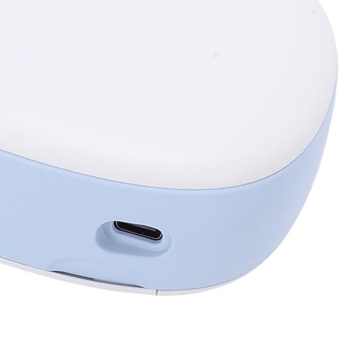 Image of Portable Bluetooth Thermal Printer Clear Black and White Labels for Students, Pocket Size Photo Printer for iOS and (Blue)