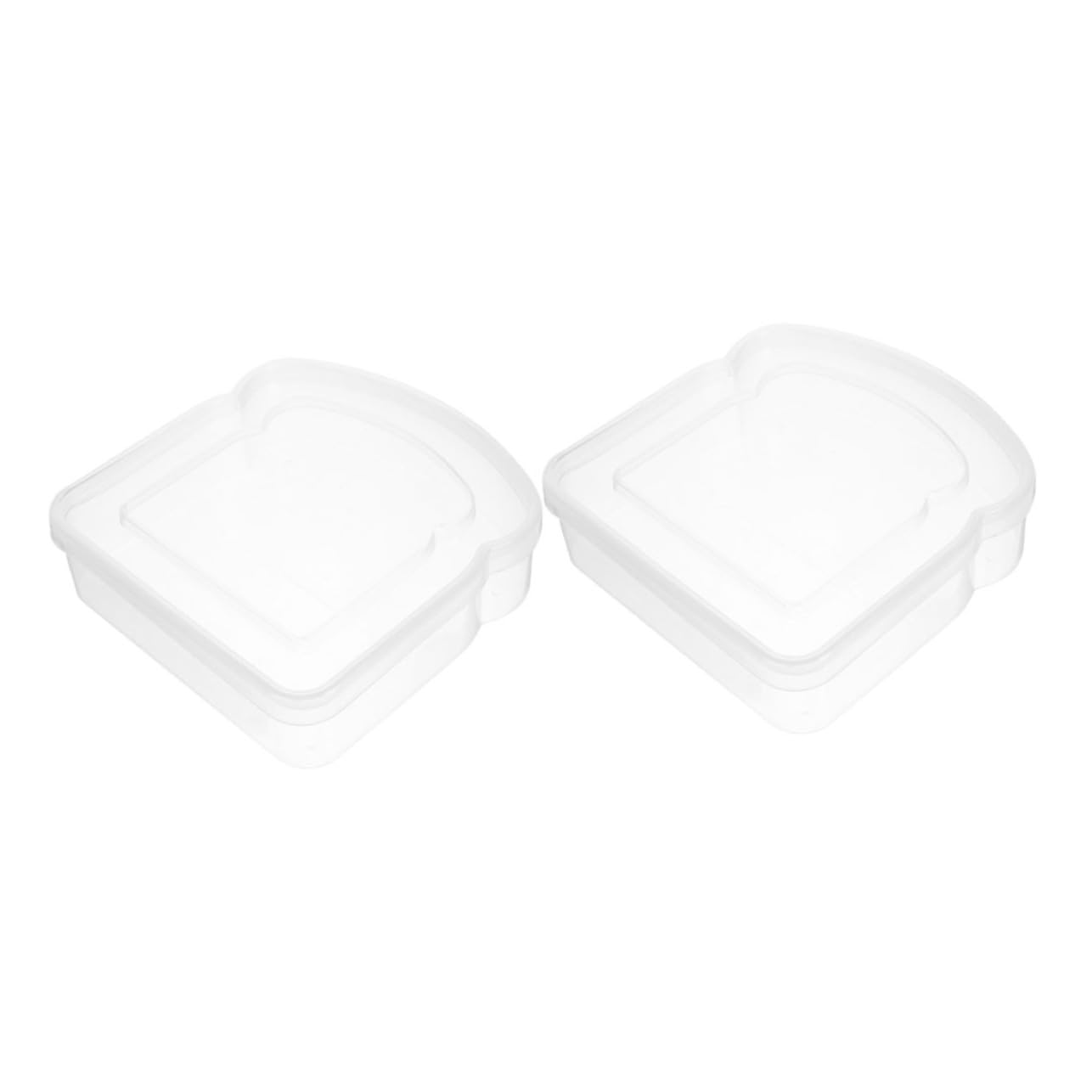 PRETYZOOM 8 Pz Scatola Per Toast Contenitore Contenitori Trasparenti Scatole Per Panetteria Contenitori Per Alimenti Piccoli Con Coperchi Sandwich Per Adulti Pp