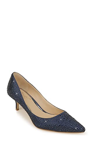 Jewel Badgley Mischka Frenchie Pointed Toe Kitten Heel Product