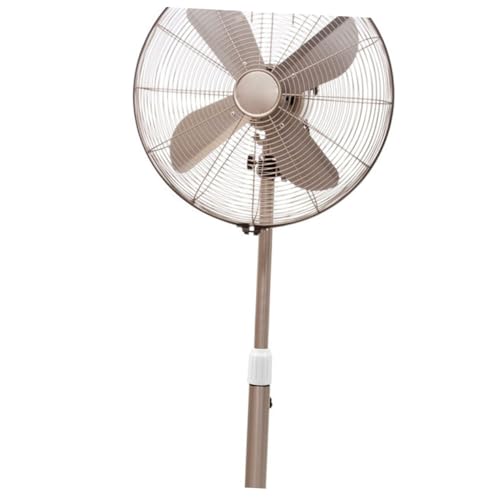 Soporte de barra de elevación PRETYZOOM para ventilador de suelo con tuerca blanca de 2 piezas 7
