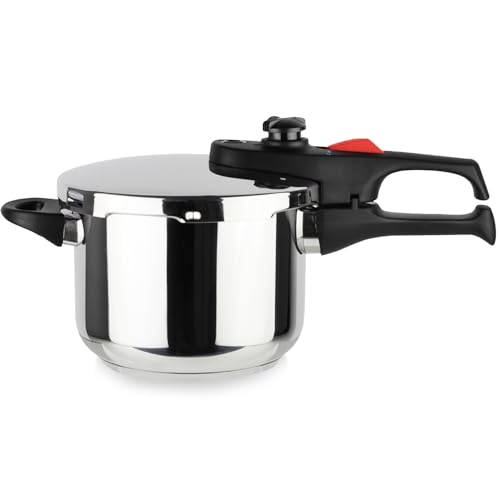 El Mejor Listado de Ollas Express Tefal los más recomendados. 50 Magefesa Practika Plus – Olla a presión super rápida de acero inoxidable, Plateado, 1