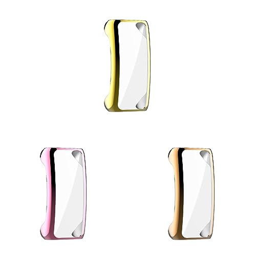 3 fundas compatibles con Fitbit Inspire 3 Protector de pantalla de TPU flexible resistente a los arañazos para Fitbit Inspire 3