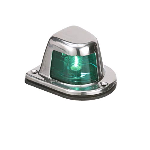Feu de navigation vert Attwood 12V pour vos sorties de pêche de nuit