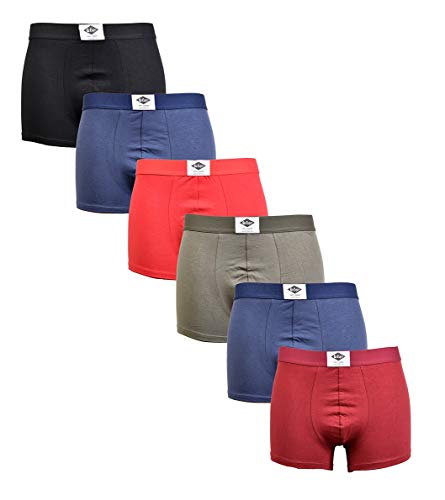 Ozabi - Boxer Homme Lee Cooper Confort et Qualité -Assortiment modèles Photos Selon arrivages- Seraphin Pack de 6 Colors L