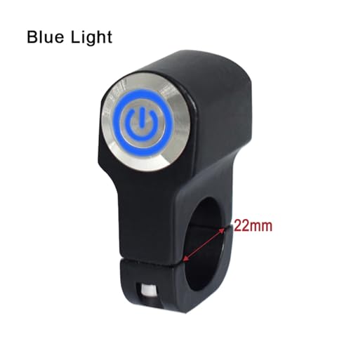 Interruptor de moto estanco de 25mm con boton on off para luces antiniebla 2
