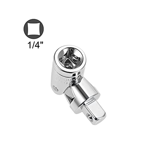 Uxcell F22042800UX1522 1/4 Inch & 3/8 Inch Drive Spring Loaded Universal Joint Socket,Cr-V,2Pcs thumb #3