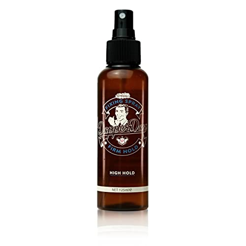 Dapper Dan Hair Fixing Spray,For A firm Natural Hold, Long Lasting Extra Strong Hold, All Day Style With A Citrus Scent, 1 x 125 ml