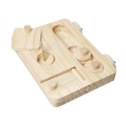 Generic モルモット小型ペットハムスター用鳥採餌ボックスおもちゃオウム強化おもちゃ