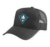 UNC Wilmington Seahawks UNCW29 Trucker Hat with Adjustable Mesh Back, Black