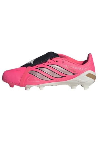 adidas Unisex League Fold-Over Tongue Firm Ground Foot, Solar Turbo/Thermal Chrome/Black, 3.5 - image 1