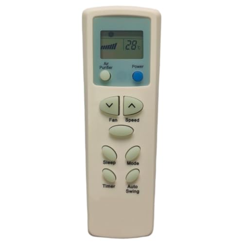 Image of Upix AC Remote No. 75 (No Backlight), Compatible /Replacement for LG AC Remote Control (Exactly Same Remote Will Only Work)