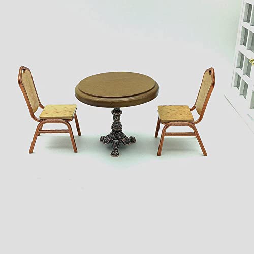 BALLVIC 1/12 Miniatur-Esstisch Puppenhaus Verarbeitung exquisite Ornamente – Bild 7