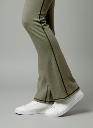 Image of Mehrang High Waist Wide Leg with Side Slit || Stretchable Tights || Highwaist Sports Fitness Activewear Yoga Pants for Women