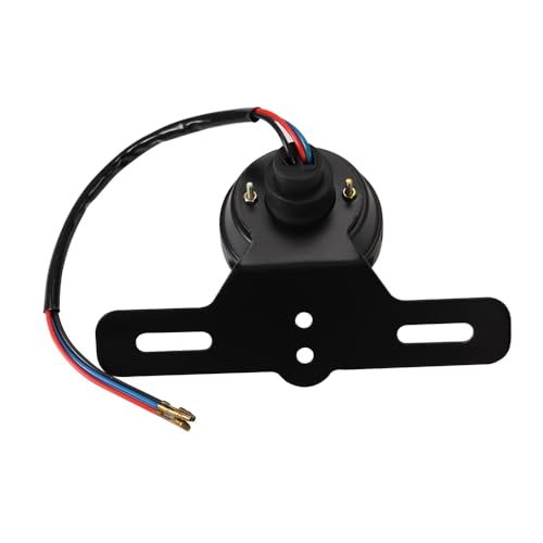 Feu arrière de freinage moto custom avec feu stop arrière et support de plaque - 5