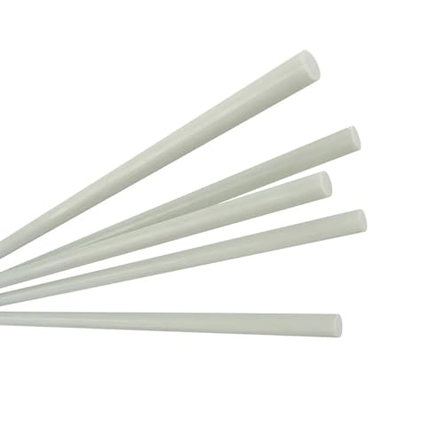 Varillas de fibra de vidrio blancas de 4mm para manualidades y cometas
