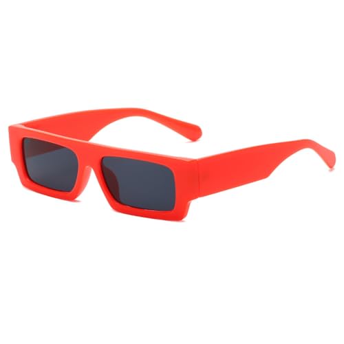 Lunettes de soleil carrées rétro mode petites montures rectangle vintage hommes femmes